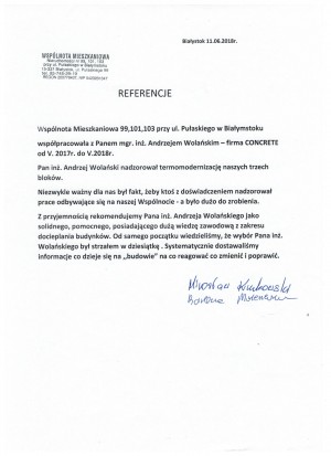 Referencje Pułaskiego